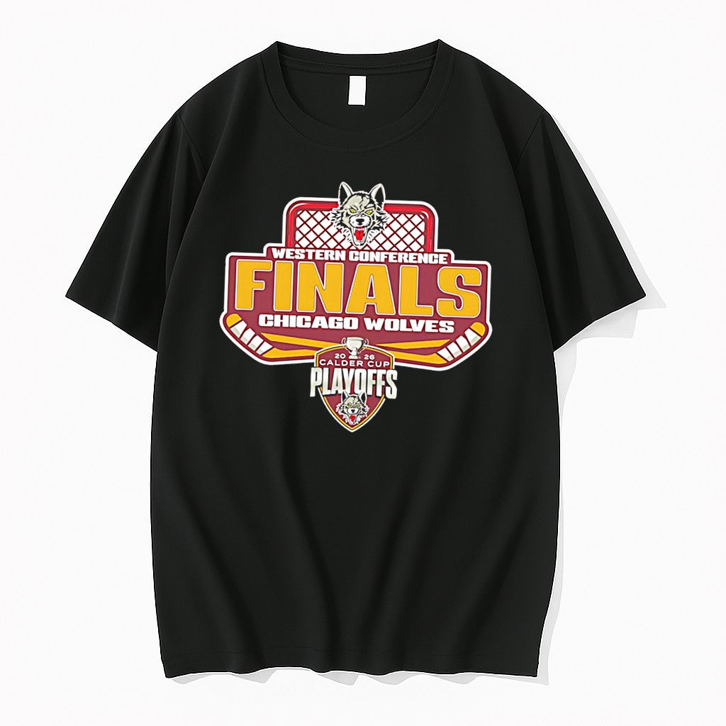 Original Chicago Wolves 2026 Western Conference Finals Tee Tshirts Jpg Unisex , , , Long Sleeve Tee