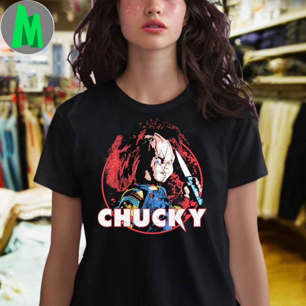 Original Chucky Horror Movie Killer Doll T-Shirt