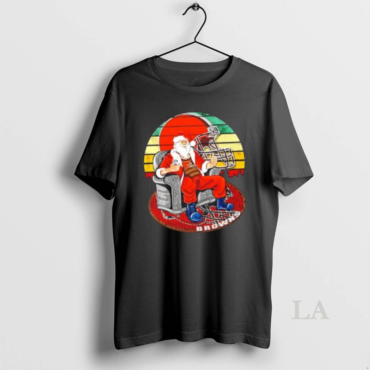 Original Cleveland Browns X Santa Claus Christmas Vintage