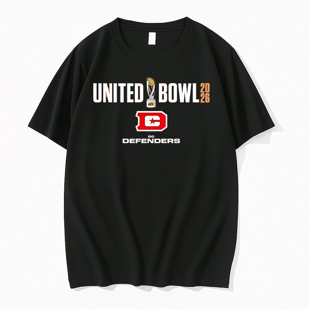 Original Dc Defenders United Bowl Bound Football 2026 Tshirts Jpg Unisex , , , Long Sleeve Tee