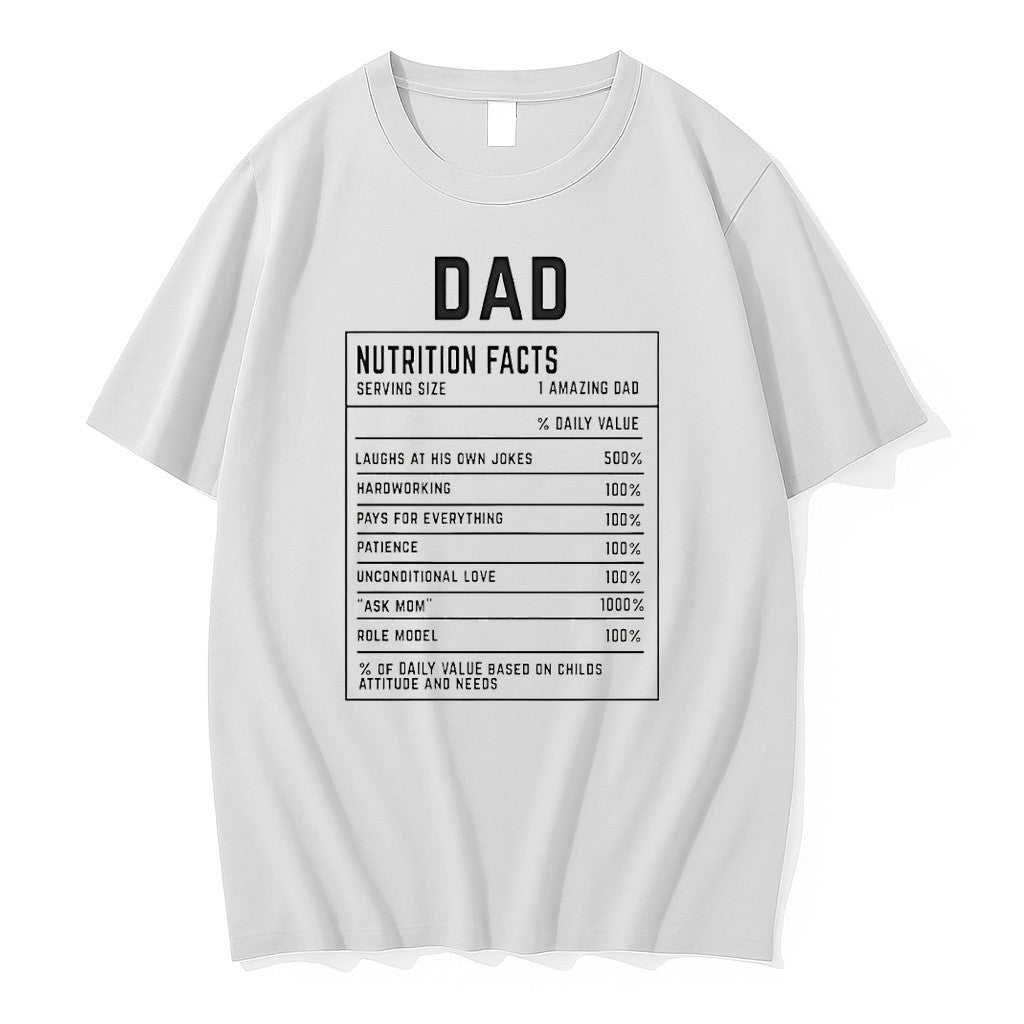 Original Dad Nutrition Facts Laughs At His Own Jokes Fathers Day Tshirts Jpg Unisex , , , Long Sleeve Tee
