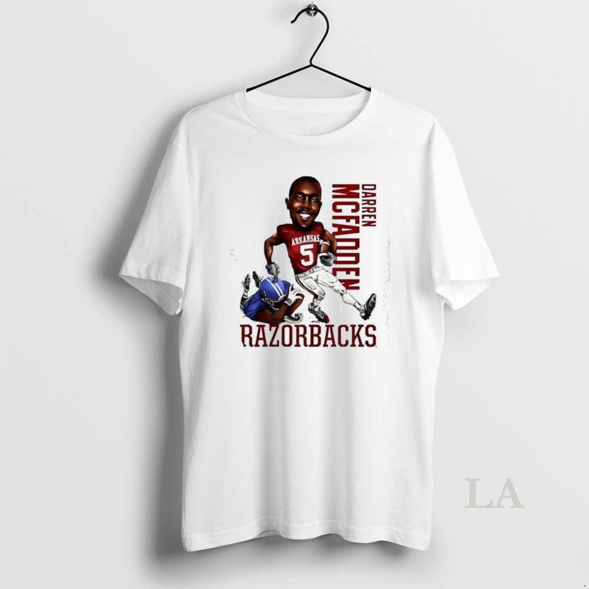 Original Darren Mcfadden Arkansas Razorback Caricature Cartoon