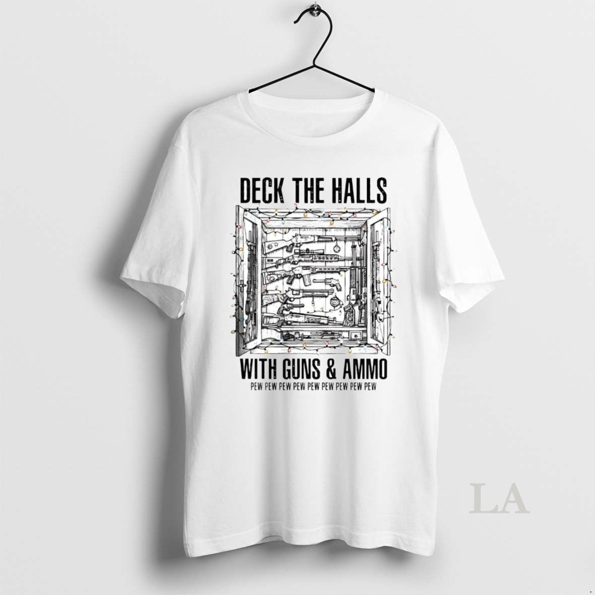 Original Deck The Halls With Guns And Ammo Christmas