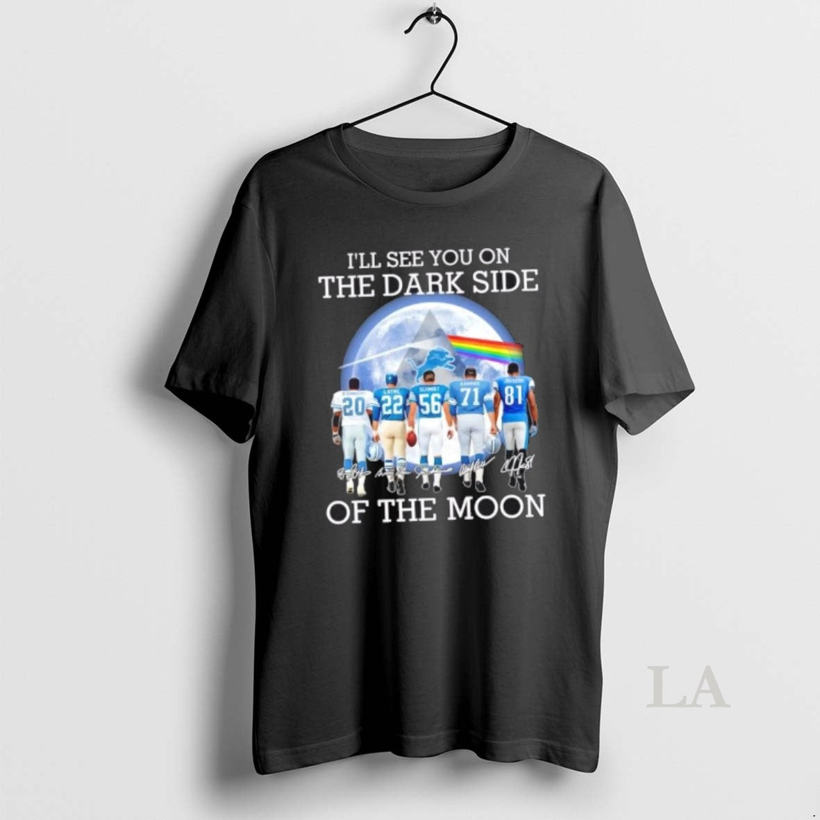 Original Detroit Lions Legends Ill See You On The Dark Side Of The Moon