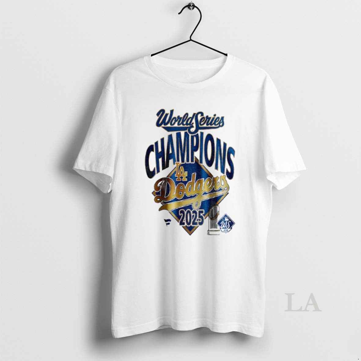 Original Dodgers La Back To Back World Champions 2025 Logo