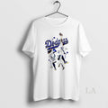 Original Dodgers Players Hernandez 8 And Pages 44 Signatures Graphic