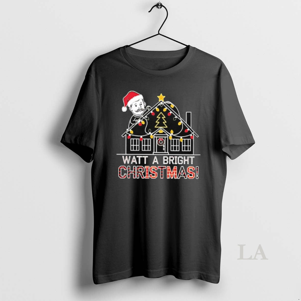 Original Electrician Watt A Bright Christmas Lights Graphic