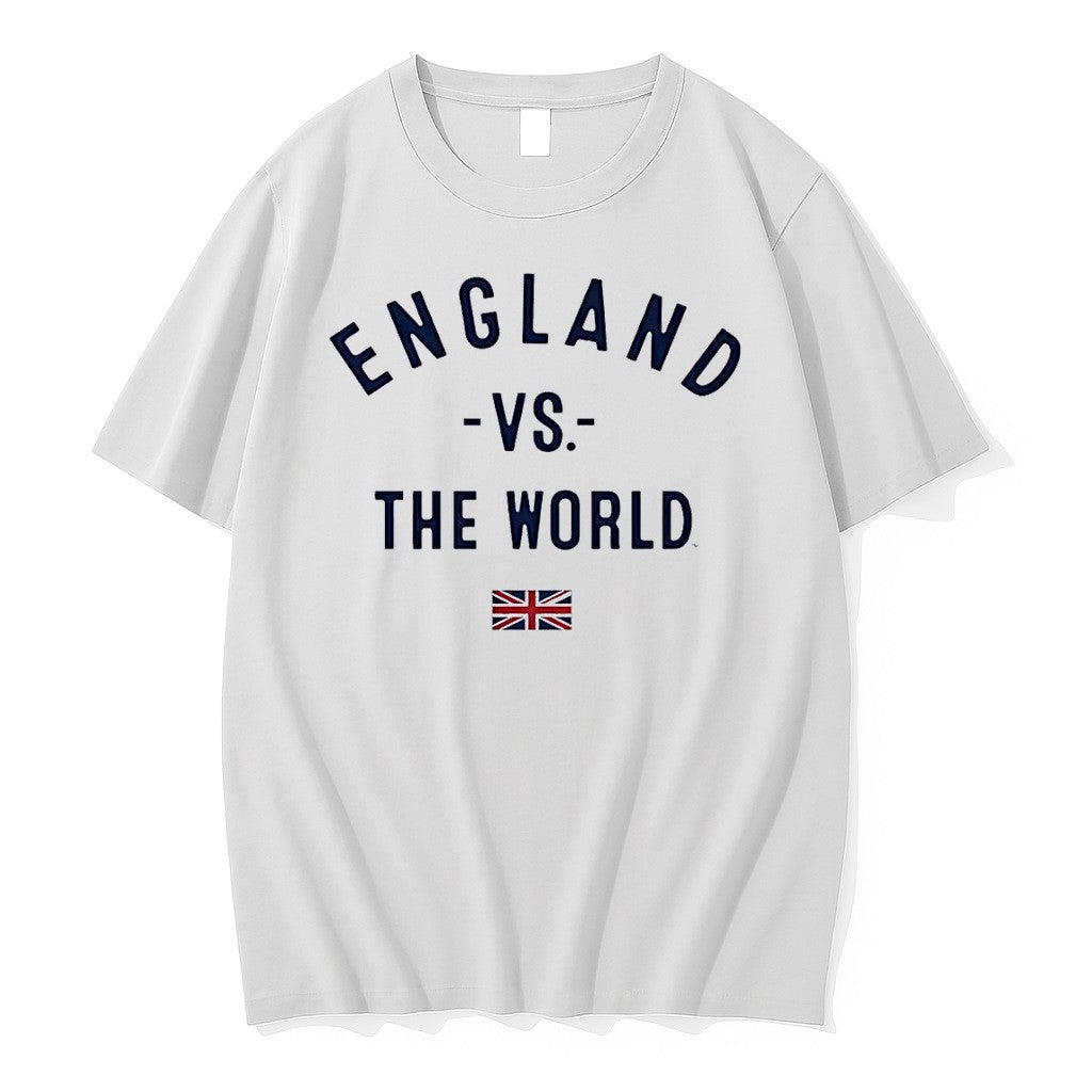 Original England Vs The World British Flag White Tshirts Jpg Unisex , , , Long Sleeve Tee