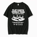 Original Flat Earth World Tour One Planet Zero Curves 2026 Tshirts Jpg Unisex , , , Long Sleeve Tee