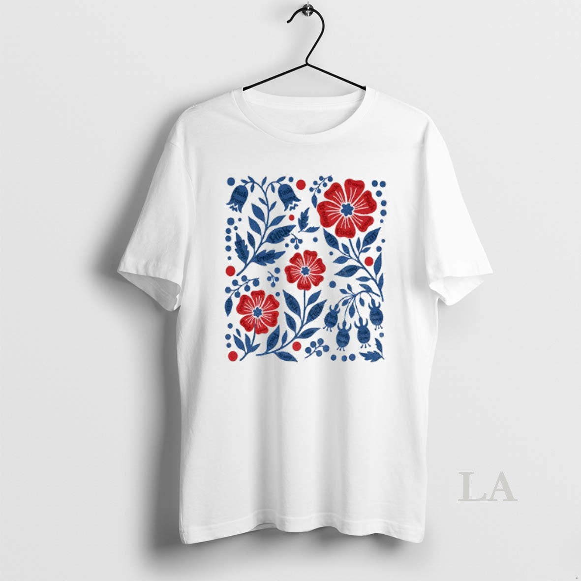 Original Floral Fdt Protest Subtle Fuck Trump Anti Trump