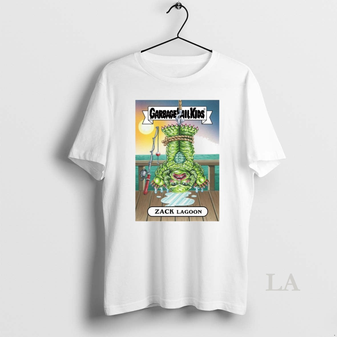 Original Garbage Pail Kids The Creature From The Black Zack Lagoon Card