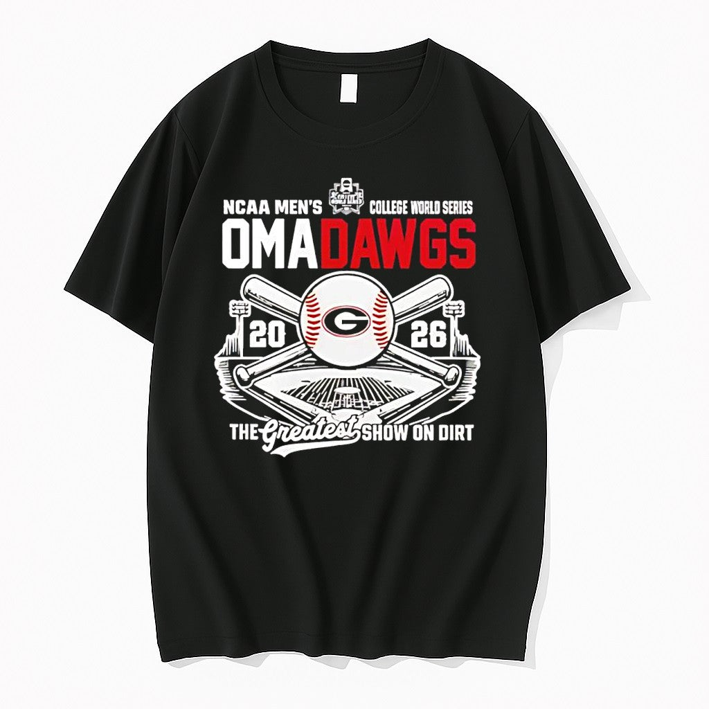 Original Georgia Bulldogs 2026 College World Series Ncaa Baseball Tshirts Jpg Unisex , , , Long Sleeve Tee