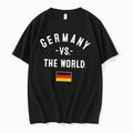 Original Germany Vs The World Flag Black Tshirts Jpg Unisex , , , Long Sleeve Tee