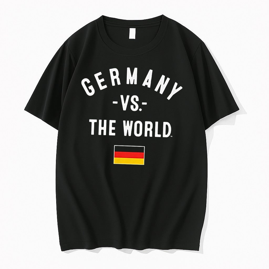 Original Germany Vs The World Flag Black Tshirts Jpg Unisex , , , Long Sleeve Tee