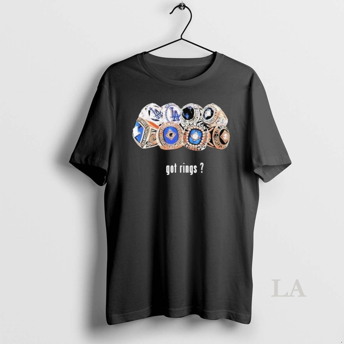 Original Got Rings Los Angeles Dodgers World Champions Long Sleve