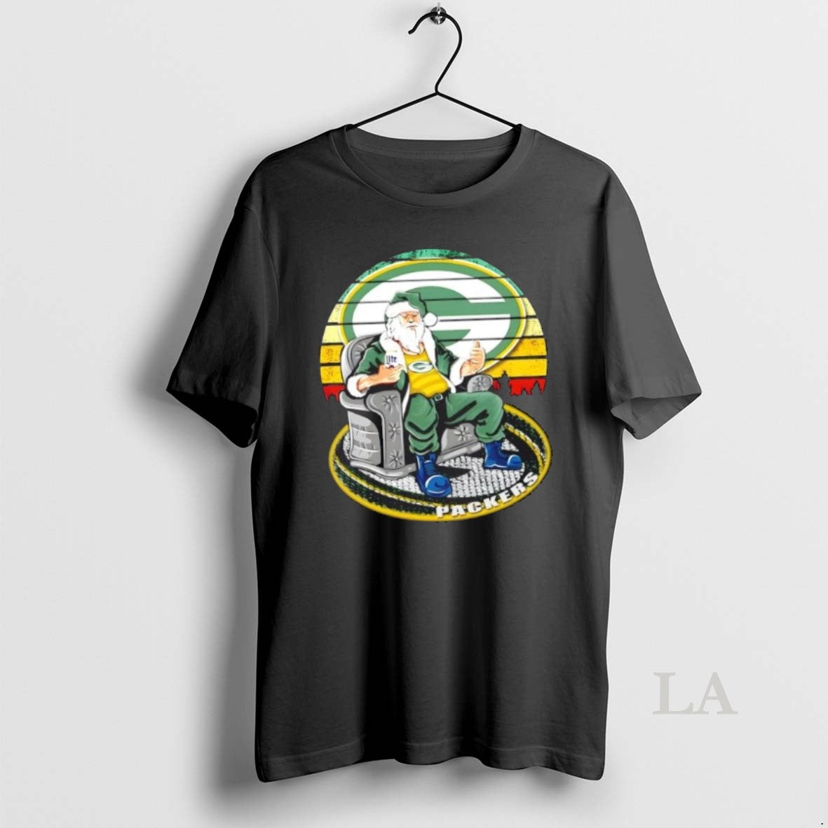 Original Green Bay Packers X Santa Claus Christmas Vintage