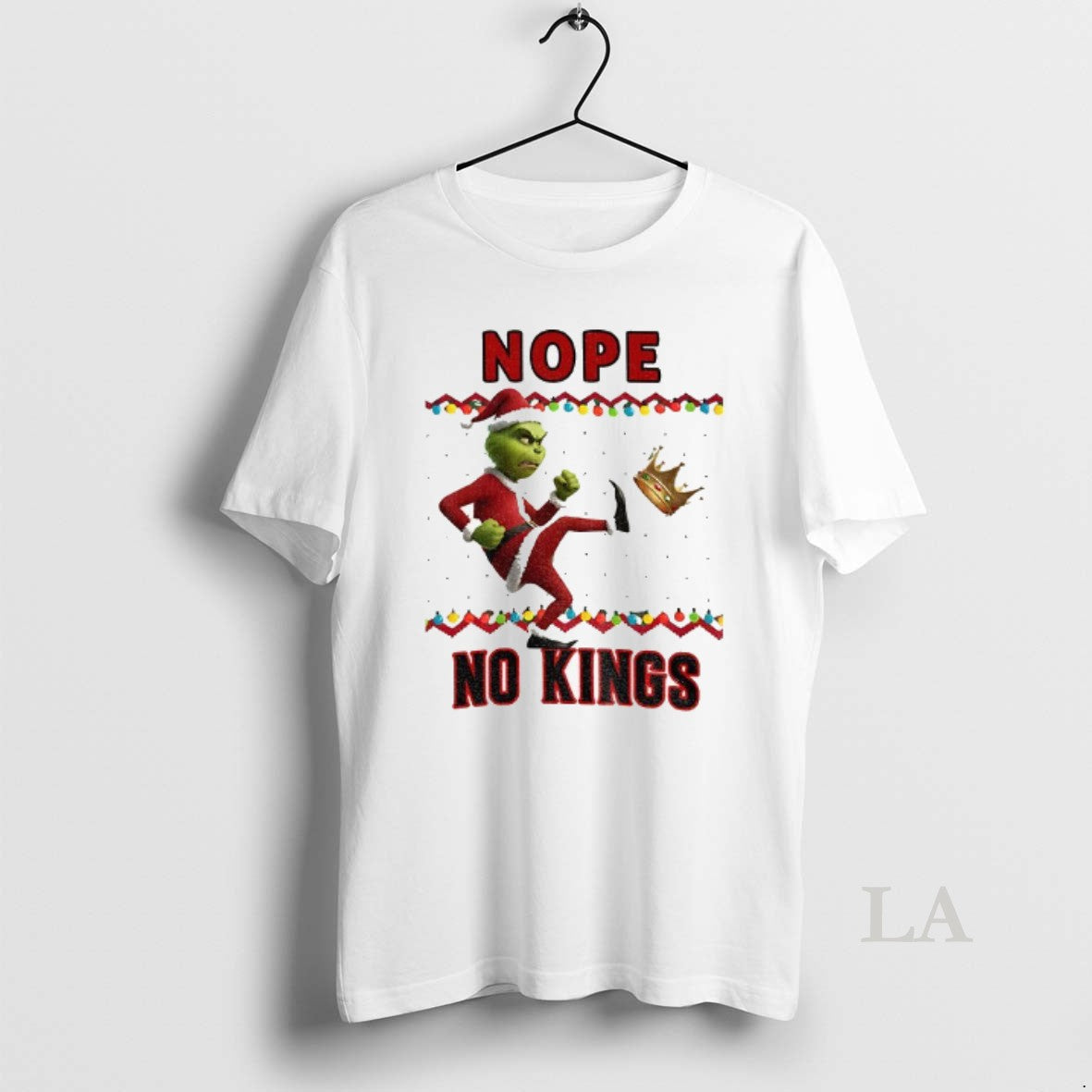 Original Grinch Ugly Xmas Nope No Kings Anti Maga Christmas 2025