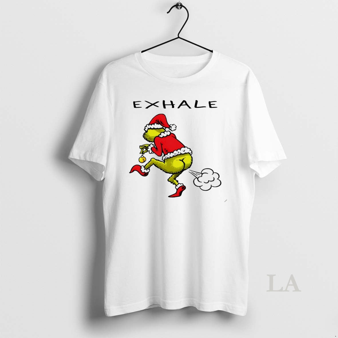 Original Grinch Exhale Christmas White
