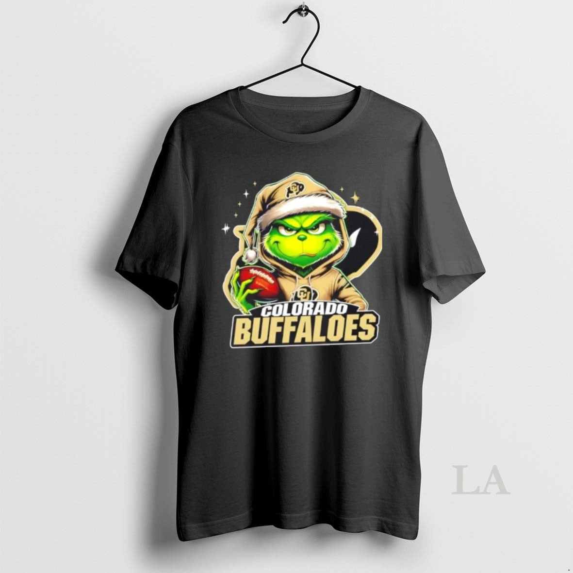 Original Grinch Is Holding A Ball And Smiling At Colorado Buffaloes Fans Christmas