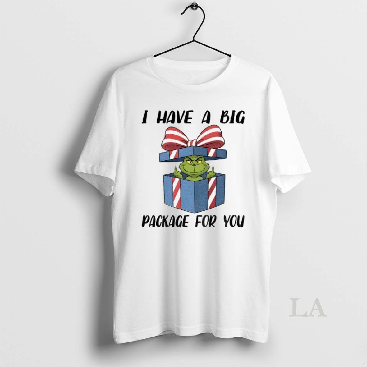 Original Grinch Middle Finger I Have A Big Package For You Christmas