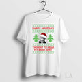 Original Happy Holidays Thought Id Wear My Best Suit Ugly Christmas Ornaments