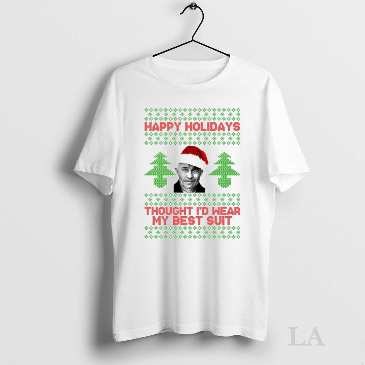 Original Happy Holidays Thought Id Wear My Best Suit Ugly Christmas Ornaments