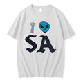 Original I Love Sa San Antonio Tower Alien Head White Tshirts Jpg Unisex , , , Long Sleeve Tee
