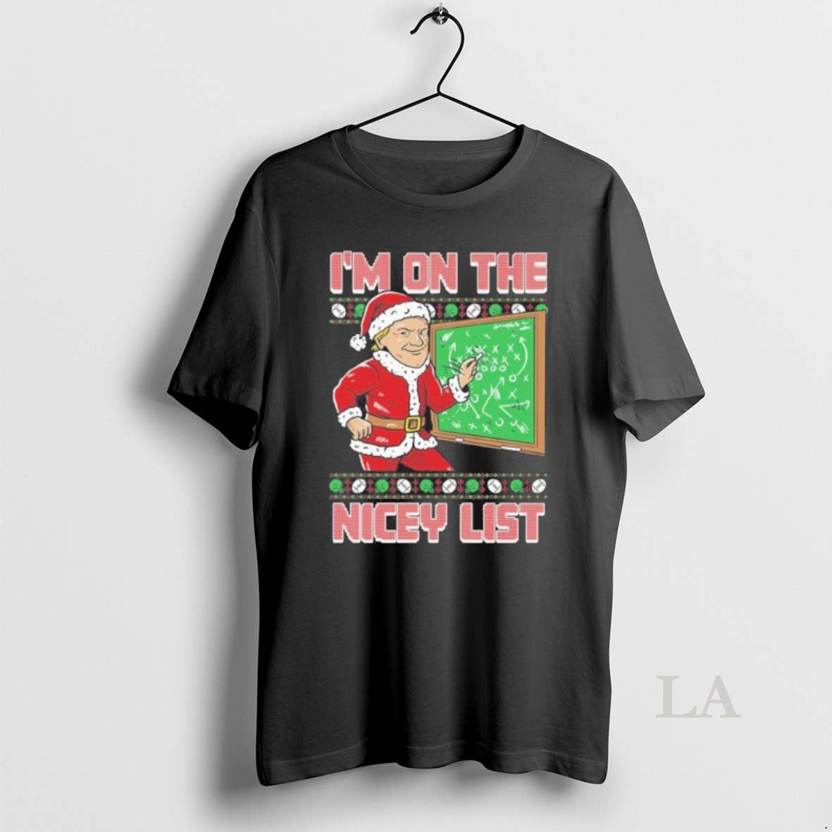 Original Im On The Nicey List Santa Ugly