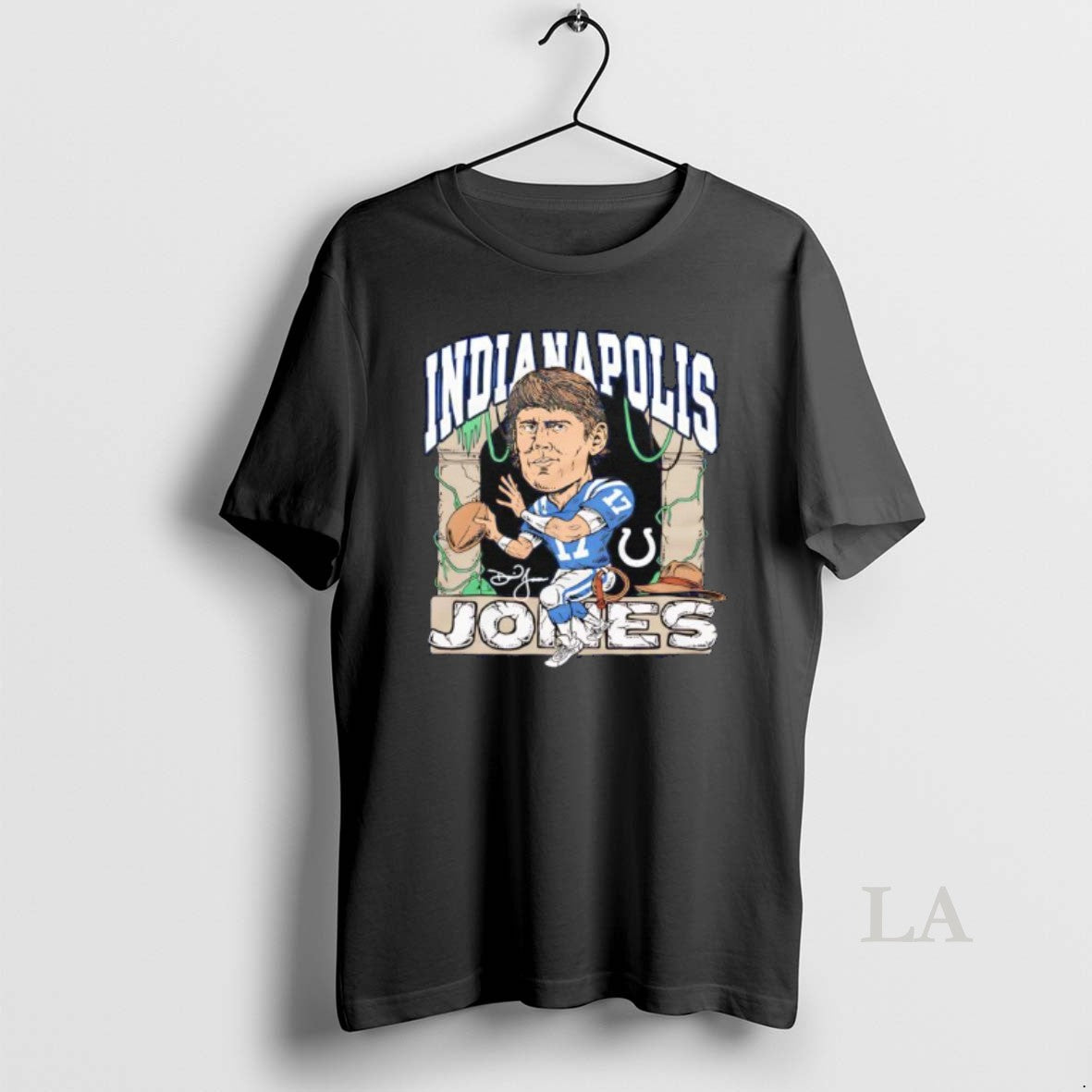 Original Indianapolis Colts Superstar Daniel Jones Lights Up The Field Graphic
