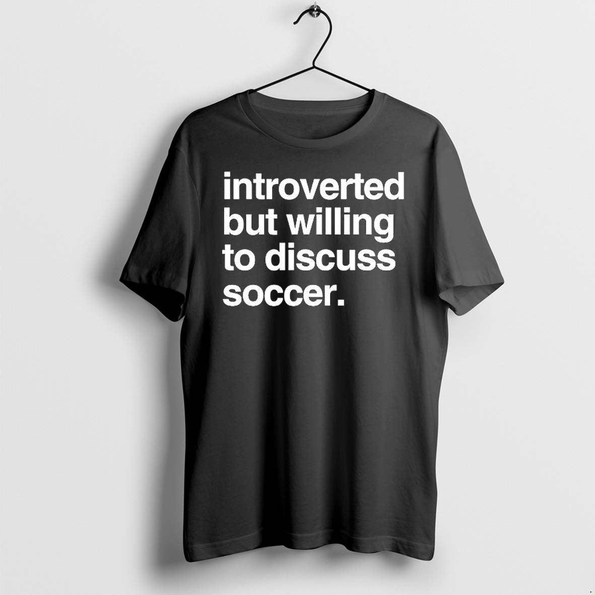 Original Introverted But Willing To Discuss Soccer Tshirts Jpg Unisex , , , Long Sleeve Tee