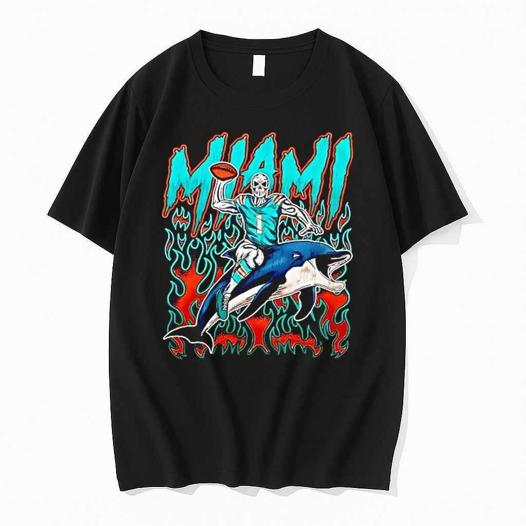Original Jack Skellington Miami Dolphins Tshirts Jpg Unisex , , , Long Sleeve Tee