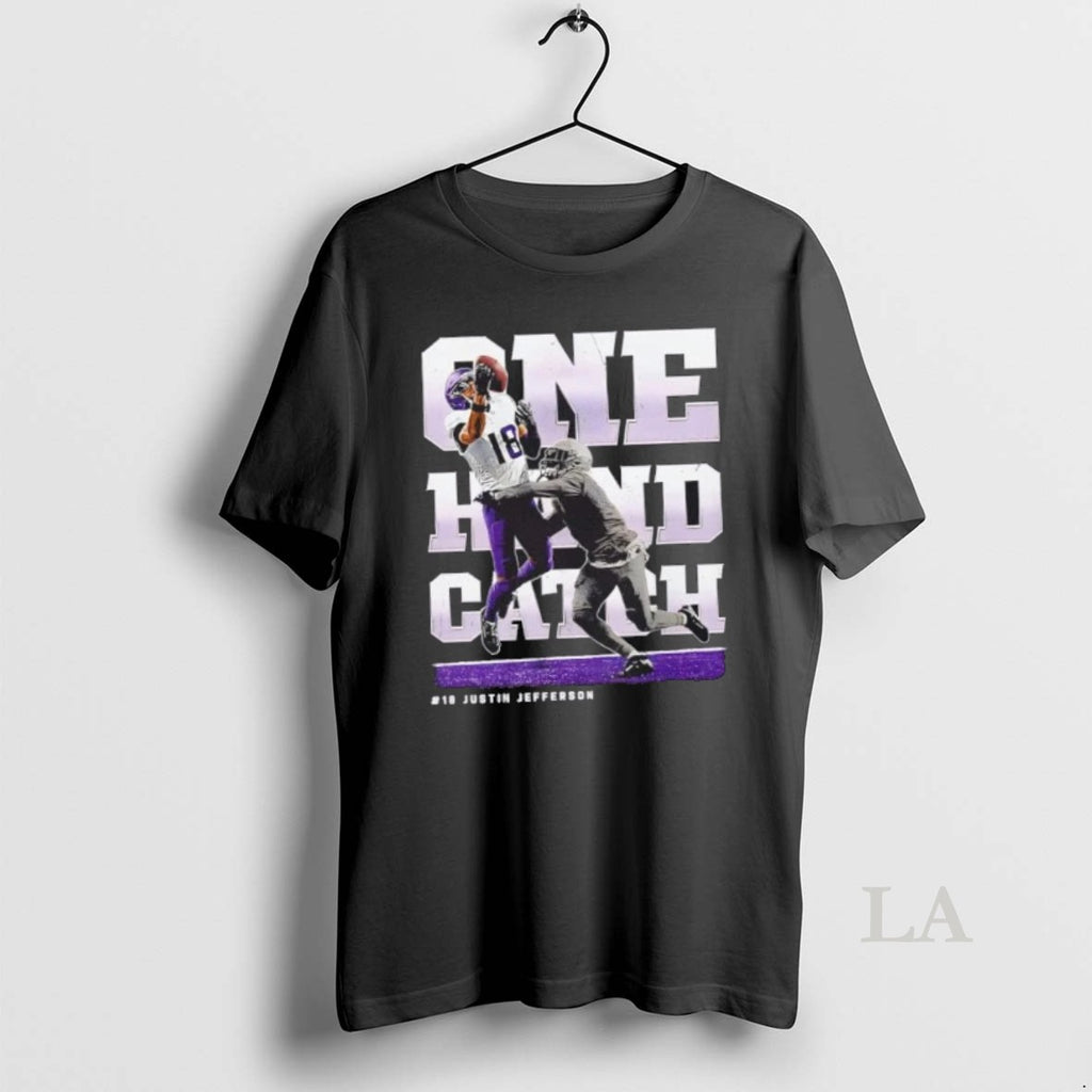 Original Justin Jefferson Minnesota Vikings One Hand Catch