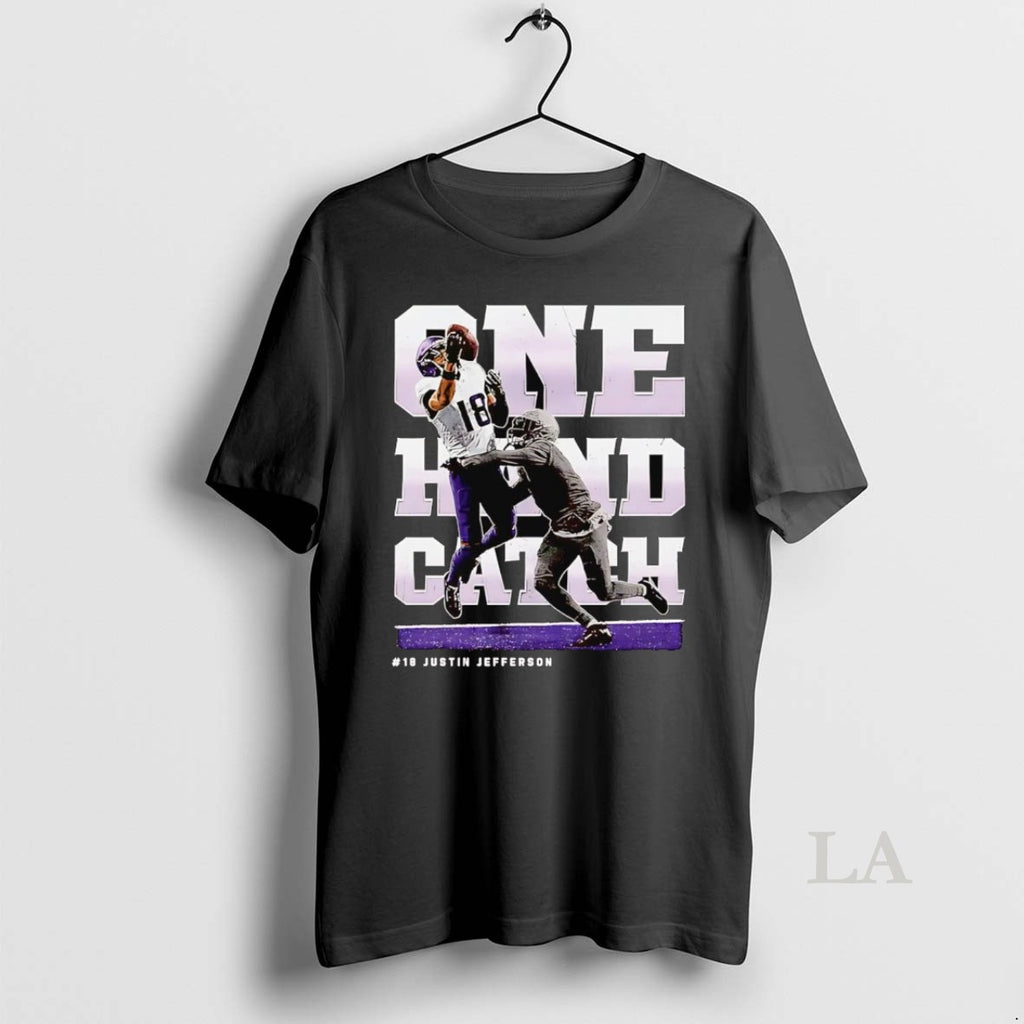 Original Justin Jefferson One Hand Catch Minnesota Vikings