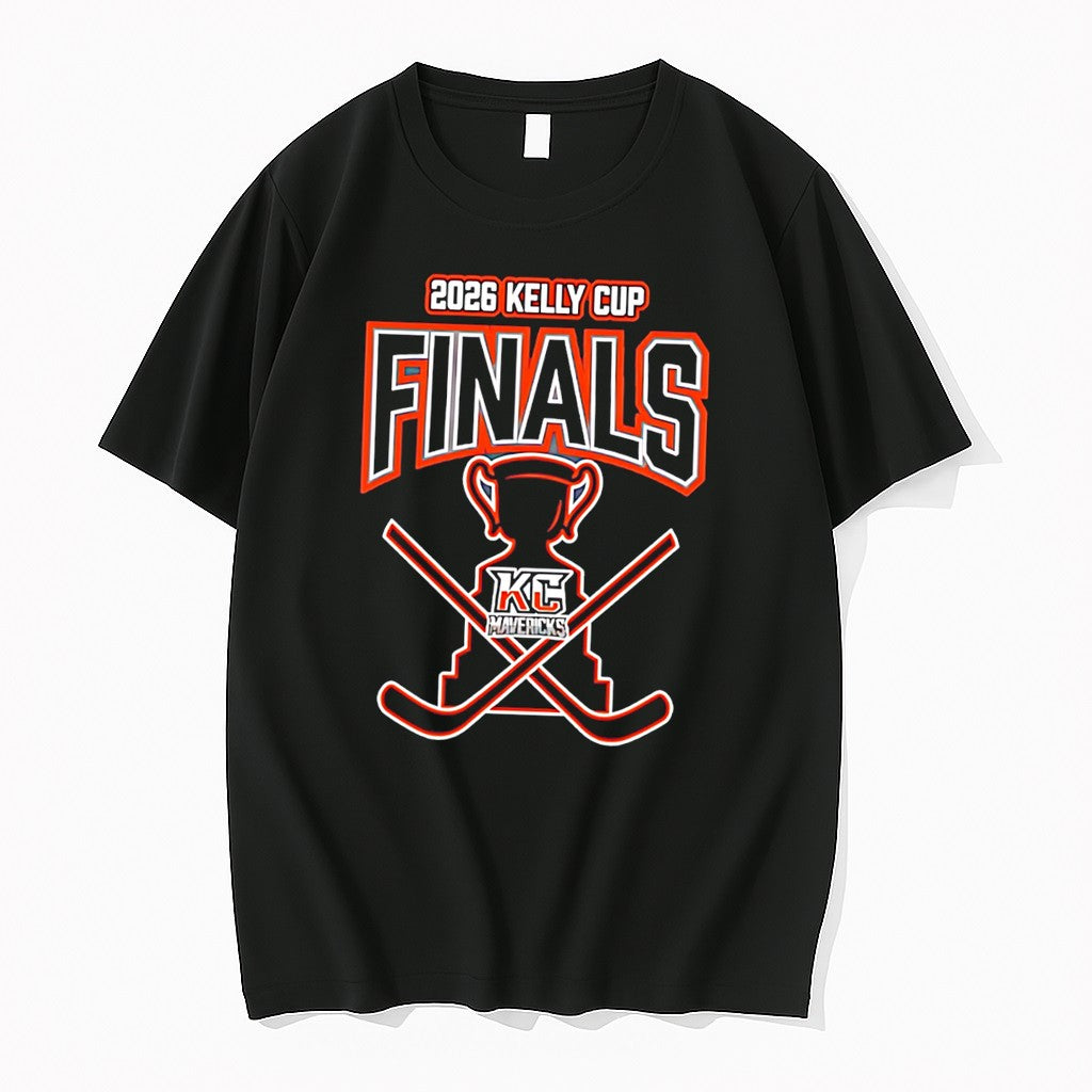 Original Kansas City Mavericks Kelly Cup Finals 2026 Tee Tshirts Jpg Unisex , , , Long Sleeve Tee