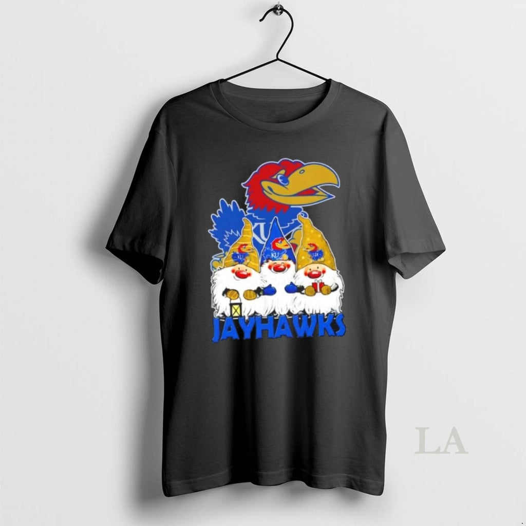 Original Kansas Jayhawks X Gnomes Xmas Christmas