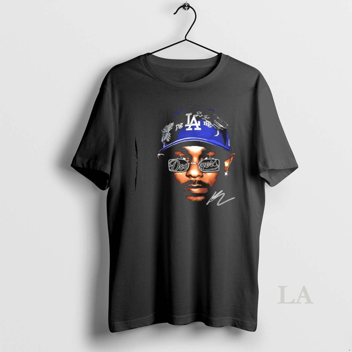 Original Kendrick Lamar X Los Angeles Dodgers Big Head Signature
