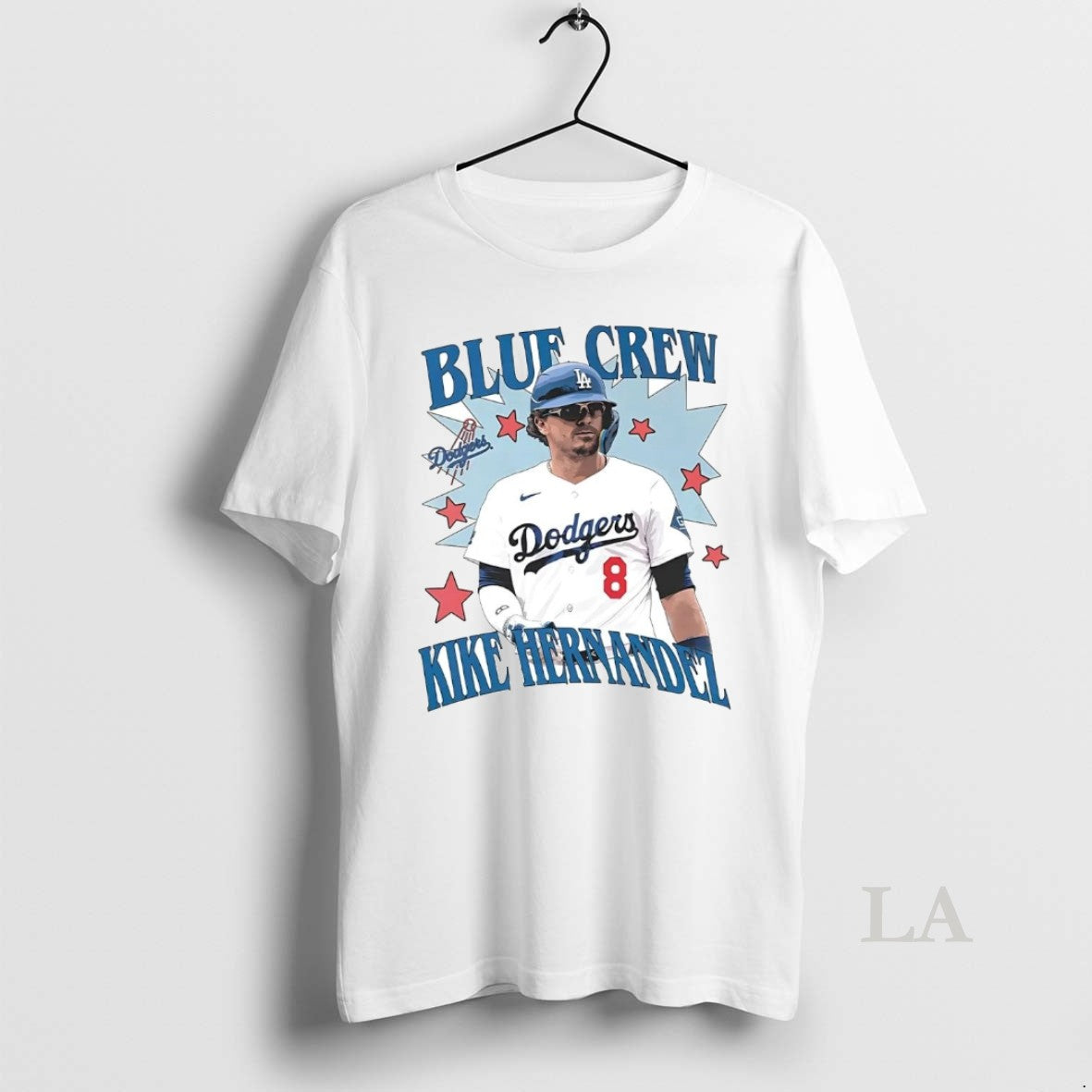 Original Kike Hernandez Blue Crew Dodgers