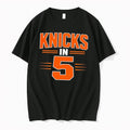 Original Knicks In 5 Big Text Black Tshirts Jpg Unisex , , , Long Sleeve Tee