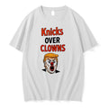 Original Knicks Over Clowns Trump Funny Tee Tshirts Jpg Unisex , , , Long Sleeve Tee