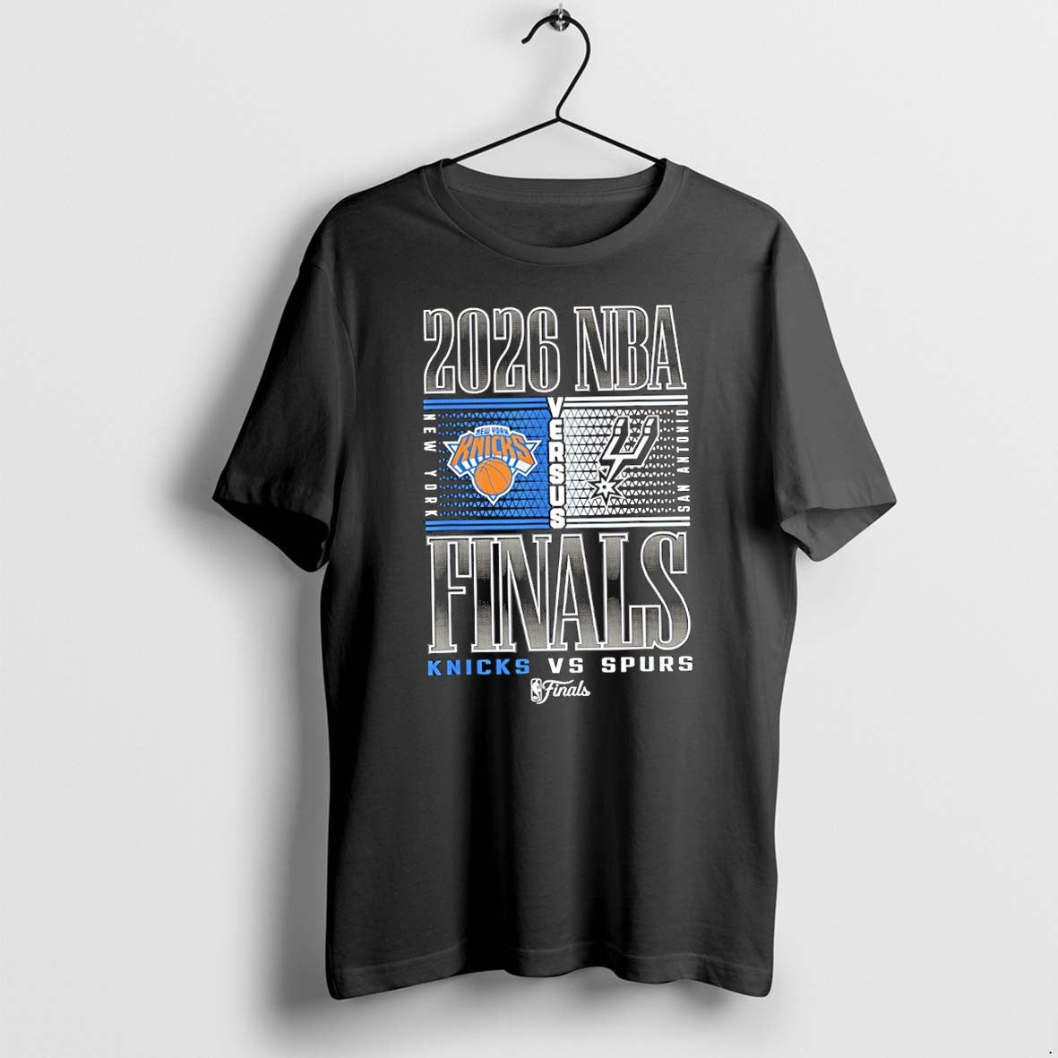 Original Knicks Vs Spurs 2026 Nba Finals Battlegrounds Tshirts Jpg Unisex , , , Long Sleeve Tee