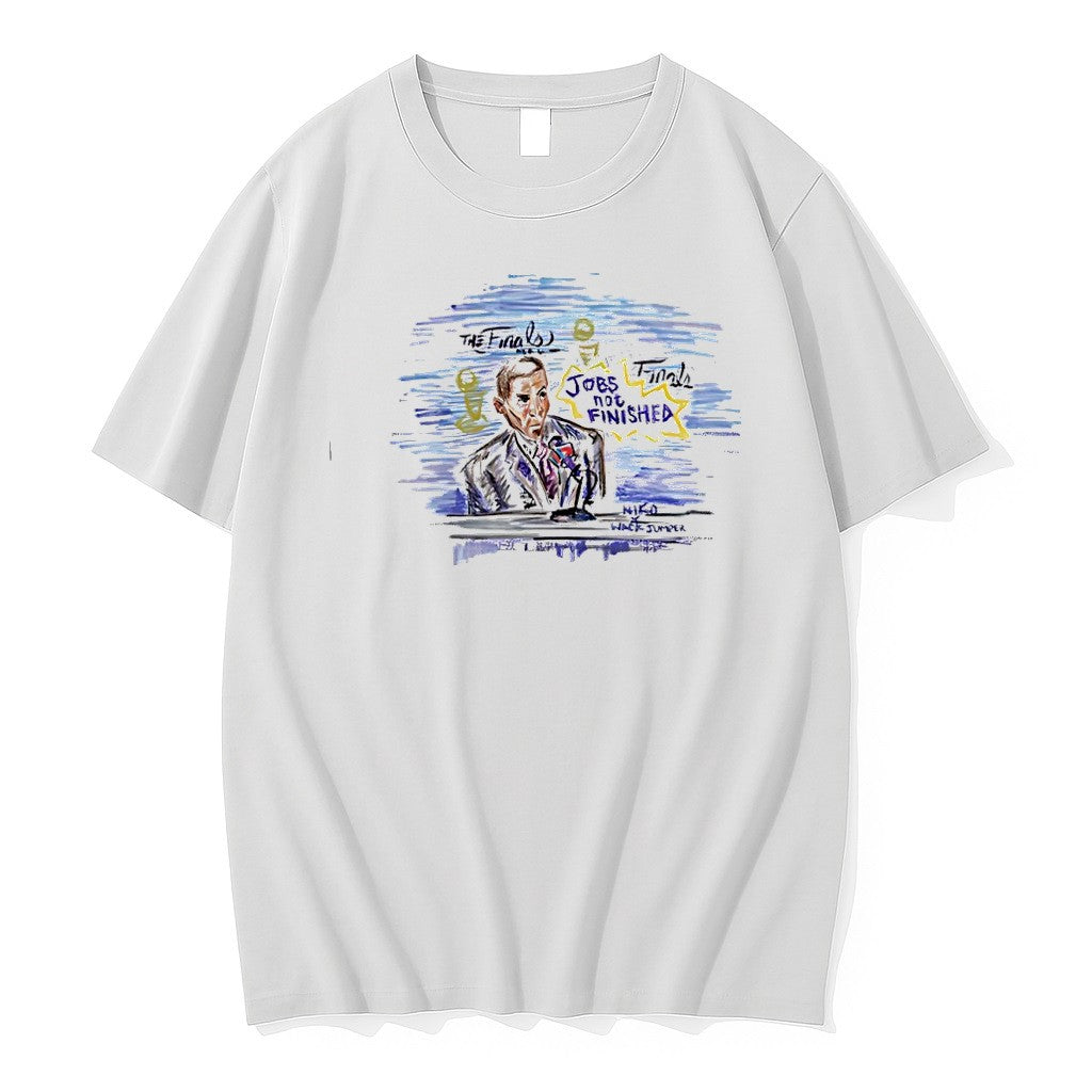 Original Kobe Job Not Finished The Ginals Paint Graphic Tshirts Jpg Unisex , , , Long Sleeve Tee