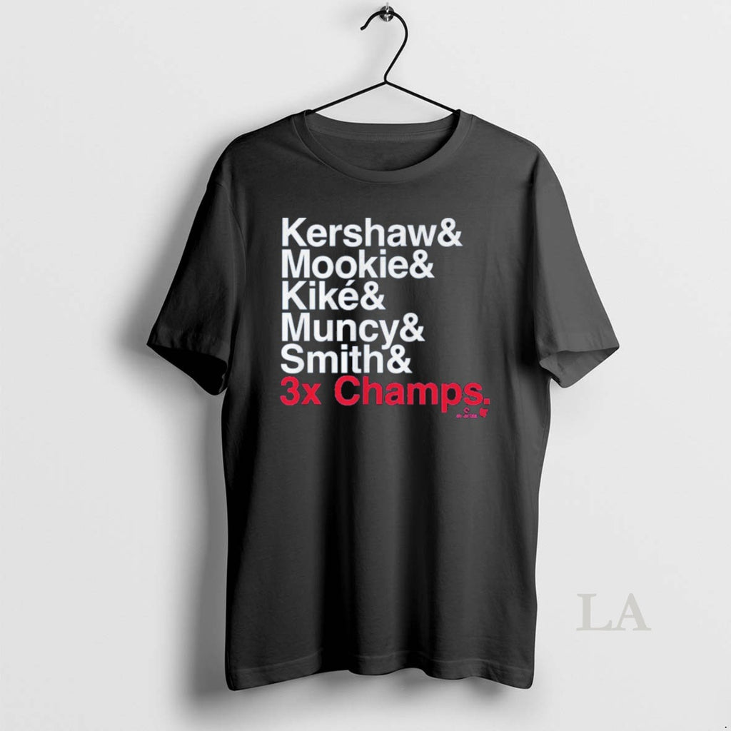 Original Los Angeles Baseball Ampersand 3 Time Champs
