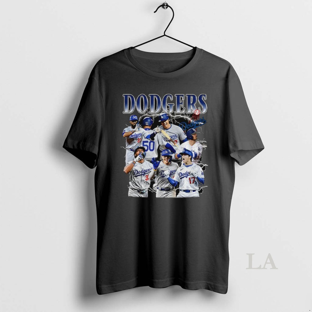 Original Los Angeles Dodgers All Team 2025 World Series Mlb Champions Storm Graphic