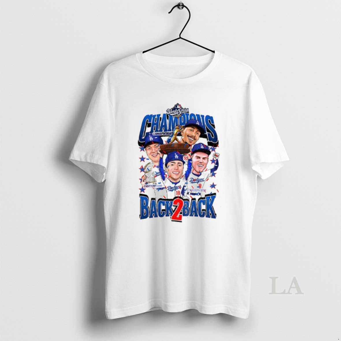 Original Los Angeles Dodgers Holding Trophy World Series Mlb Baseball 2025