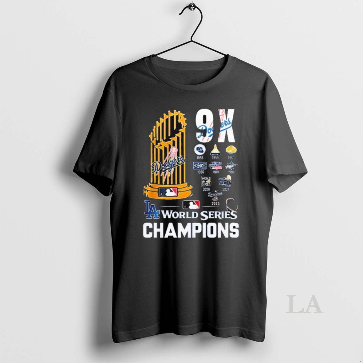 Original Los Angeles Dodgers Mlb 9 X World Series Champions 2024 2025