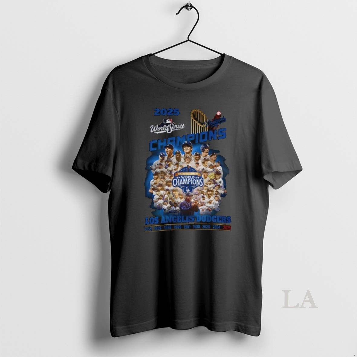 Original Los Angeles Dodgers Trophy Back 2 Back 2025 World Series Champions Mlb