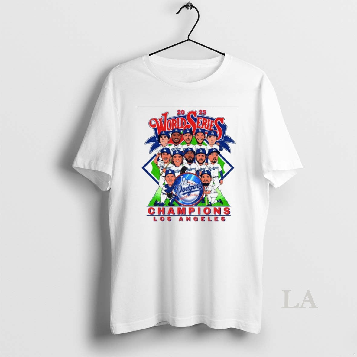 Original Los Angeles Dodgers World Series Champions 2025 Cartoon Art