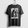 Original Love Cats Hate Cops Tshirts Jpg Unisex , , , Long Sleeve Tee