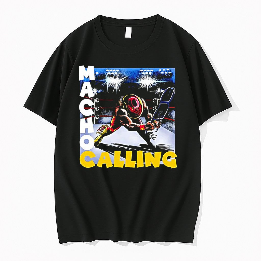 Original Macho Man Randy Savage Wwf Macho Calling Tshirts Jpg Unisex , , , Long Sleeve Tee