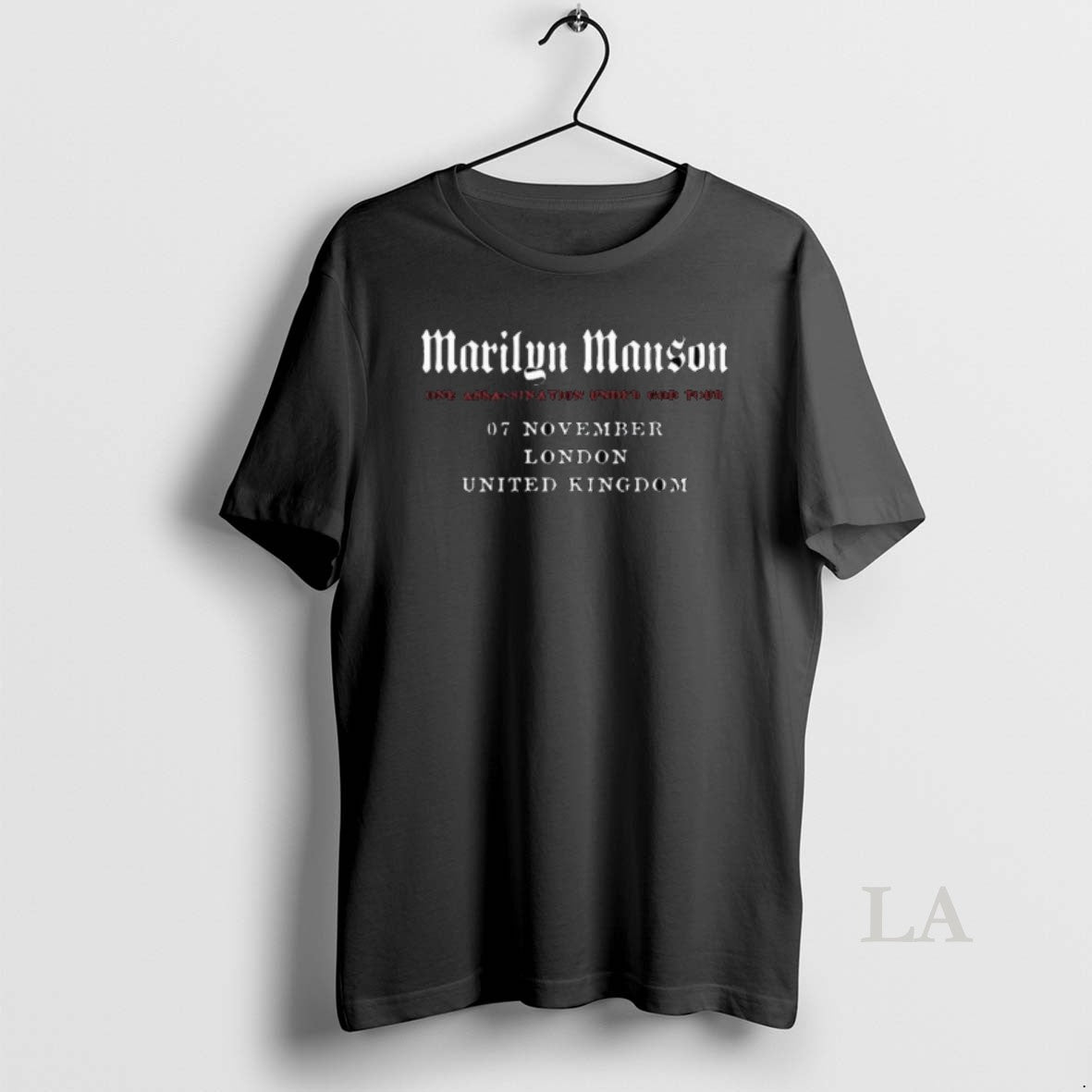 Original Marilyn Manson London Uk November 7 2025 Concert Long Sleve